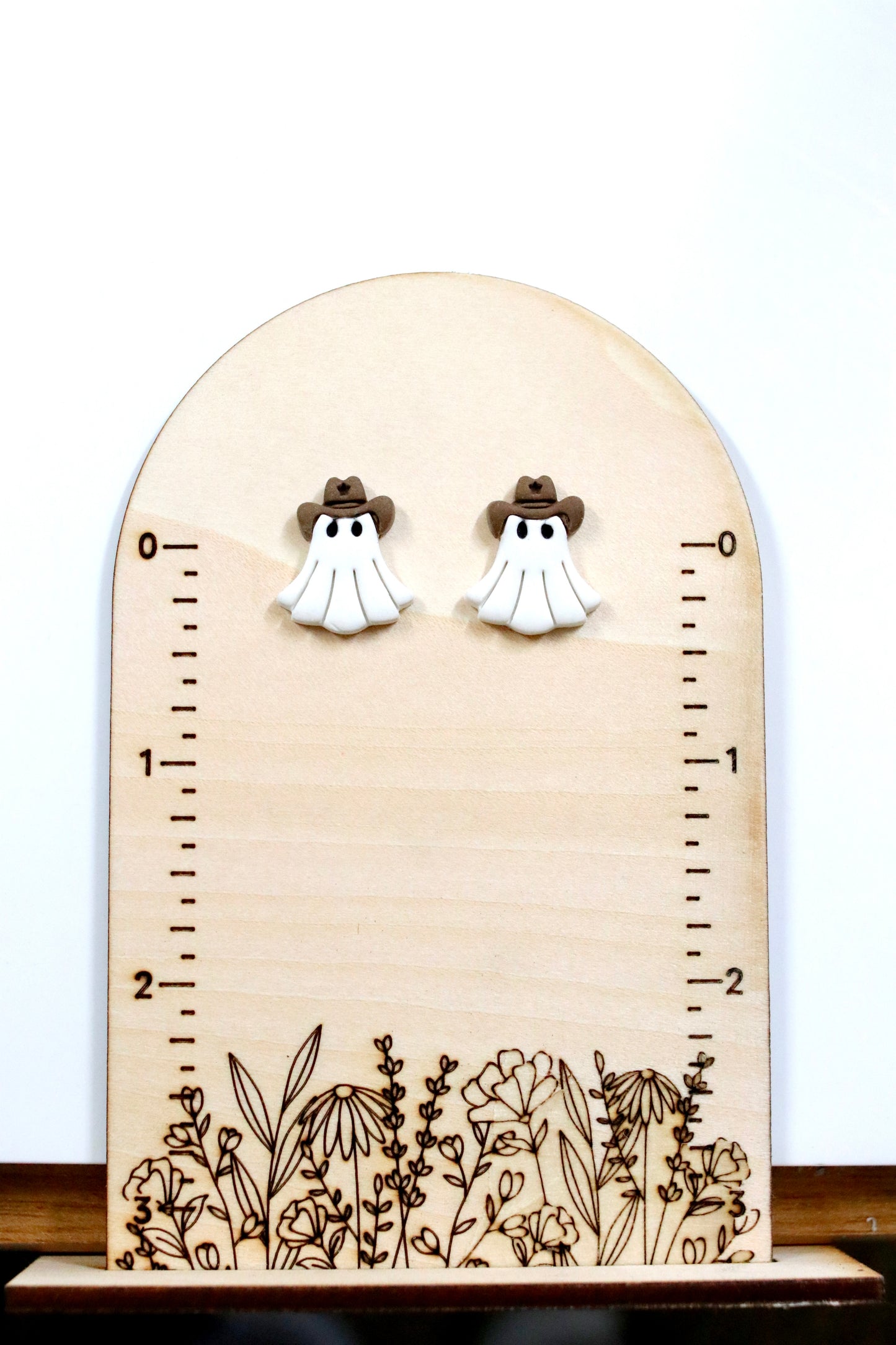 Cowboy Ghost Stud Earrings