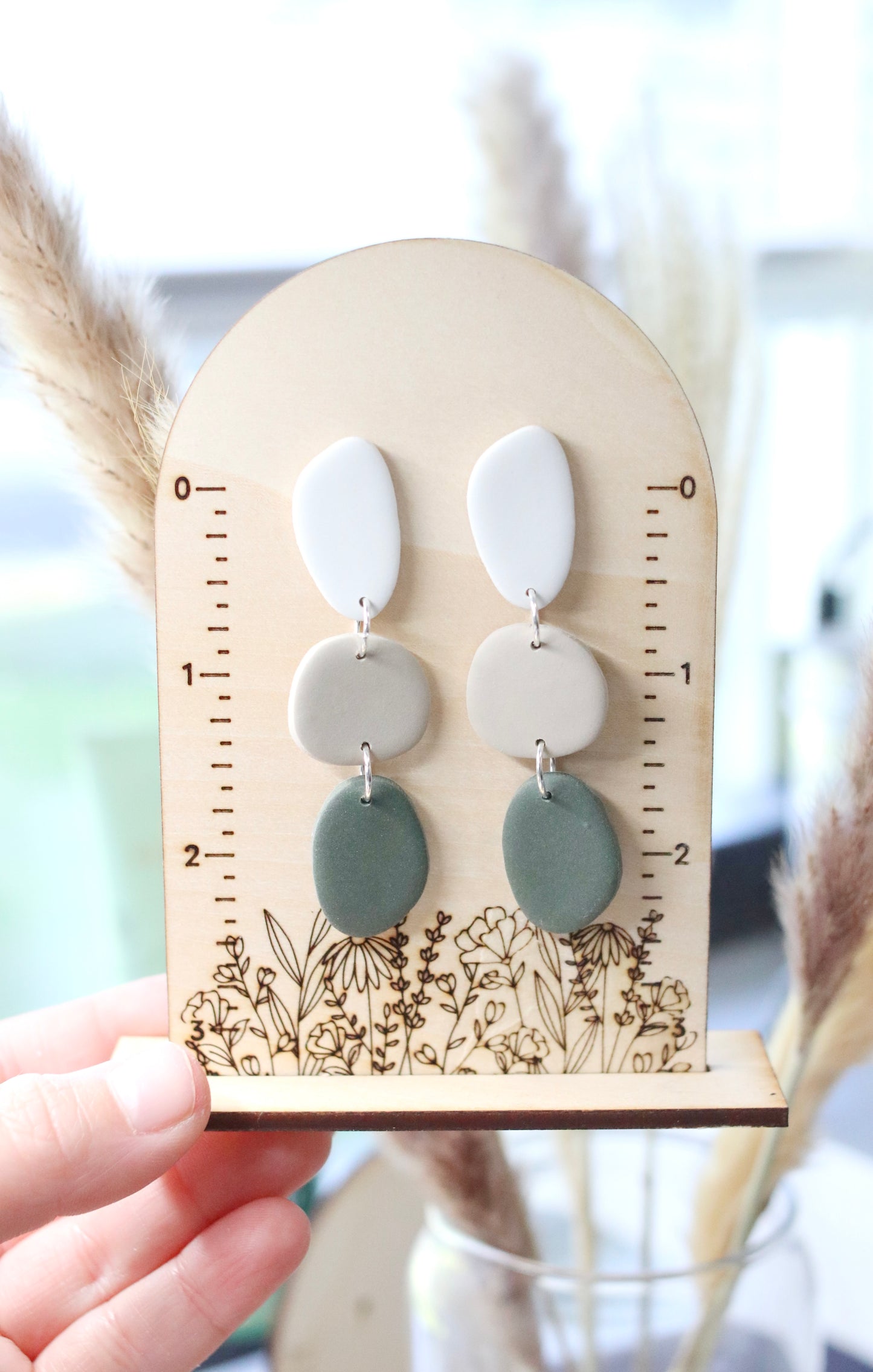 Stone Drop Earrings
