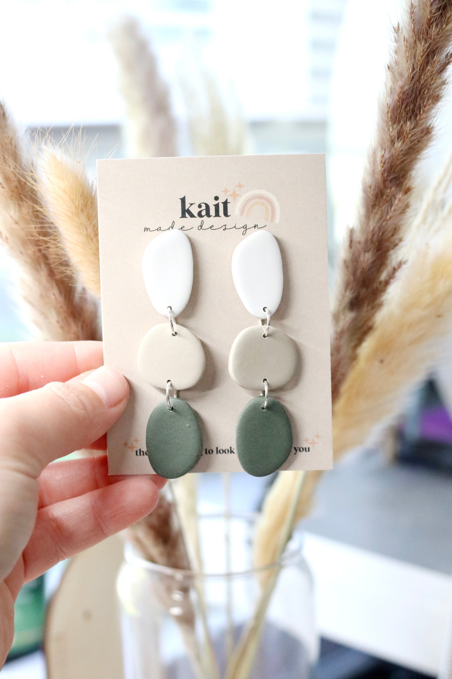 Stone Drop Earrings
