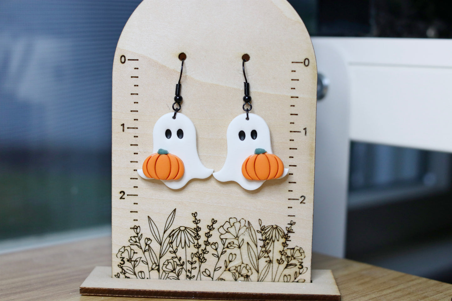 Pumpkin Ghost Earrings