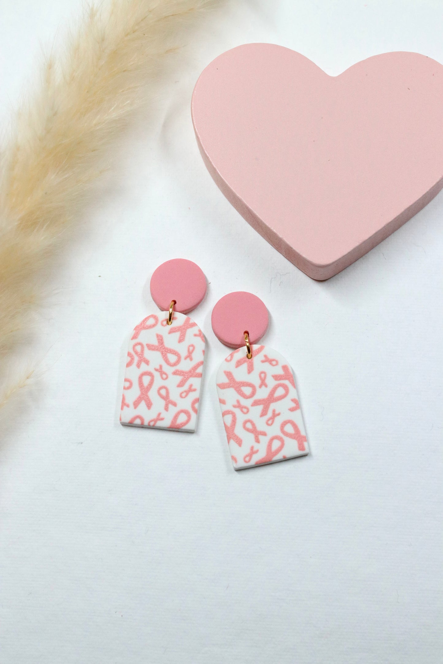 Pink Ribbon Awareness Earrings