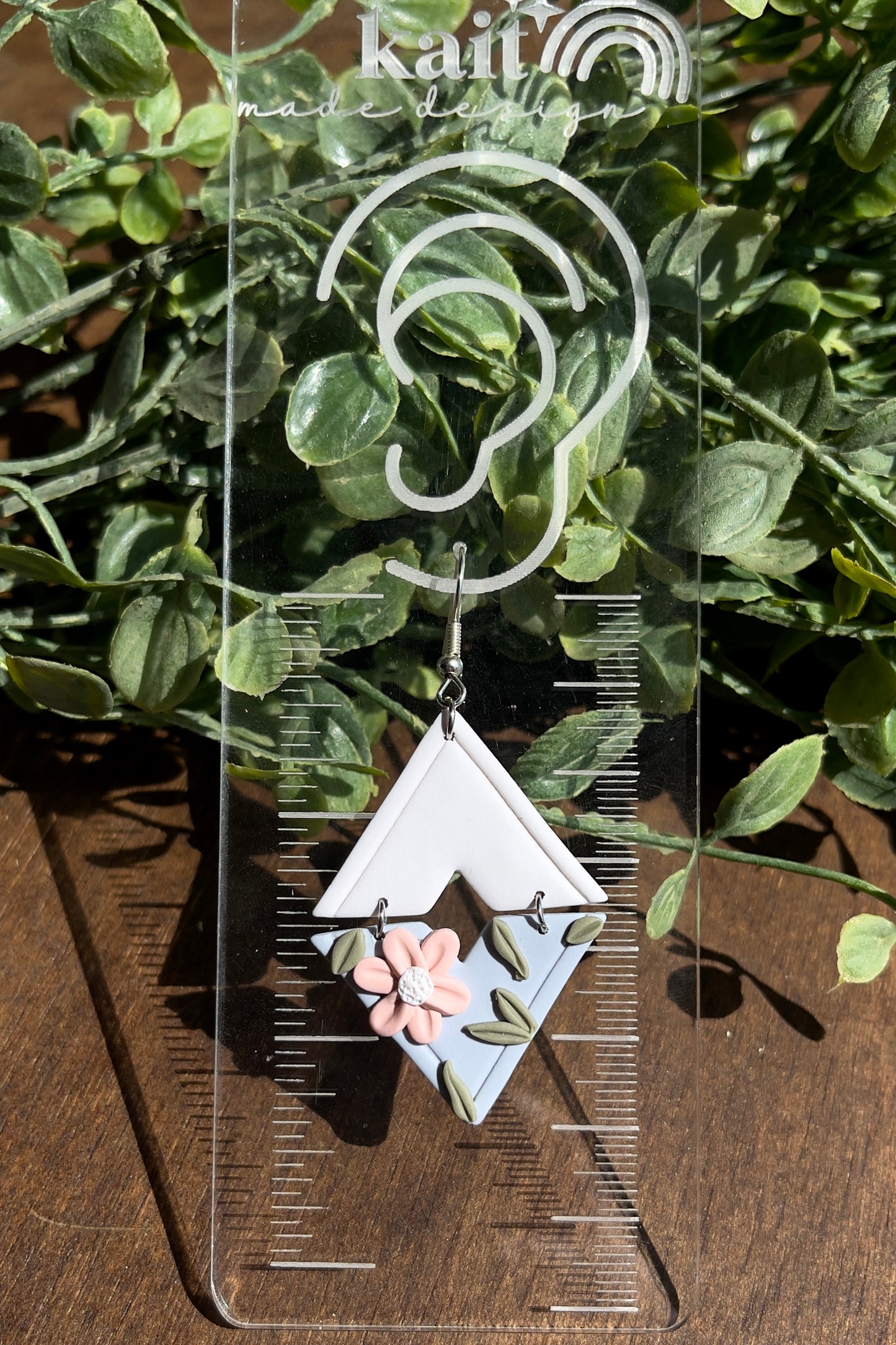 Spring Bloom Diamond Dangle Earrings