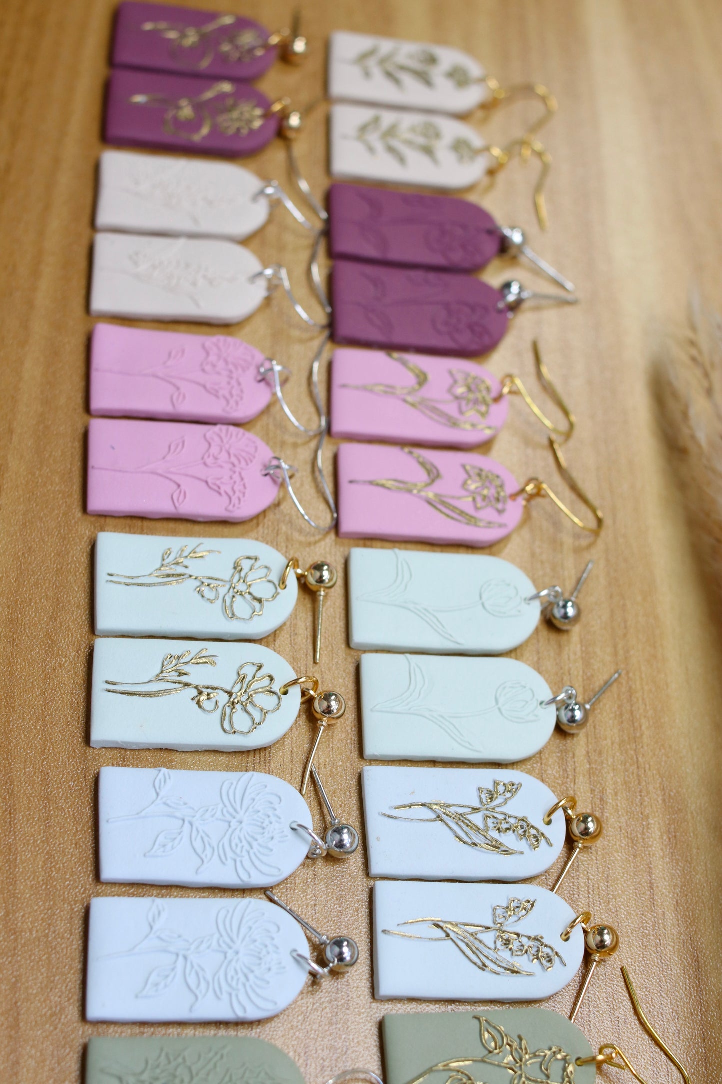 Birth Flower Mother's Day Earrings