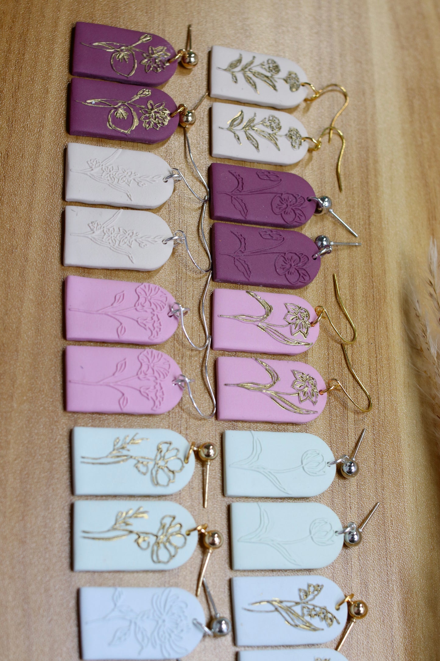 Birth Flower Mother's Day Earrings