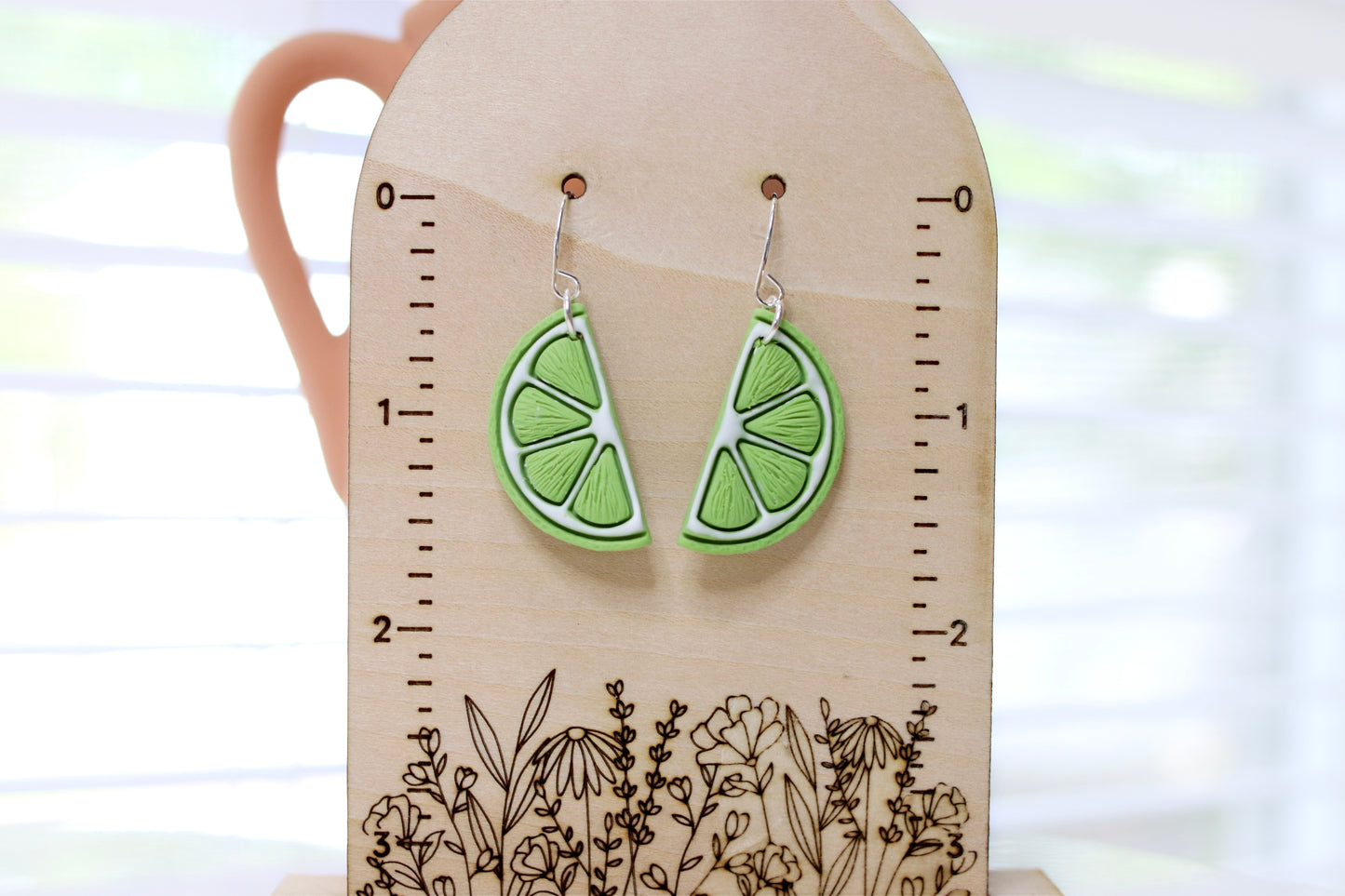Lime Slice Earrings
