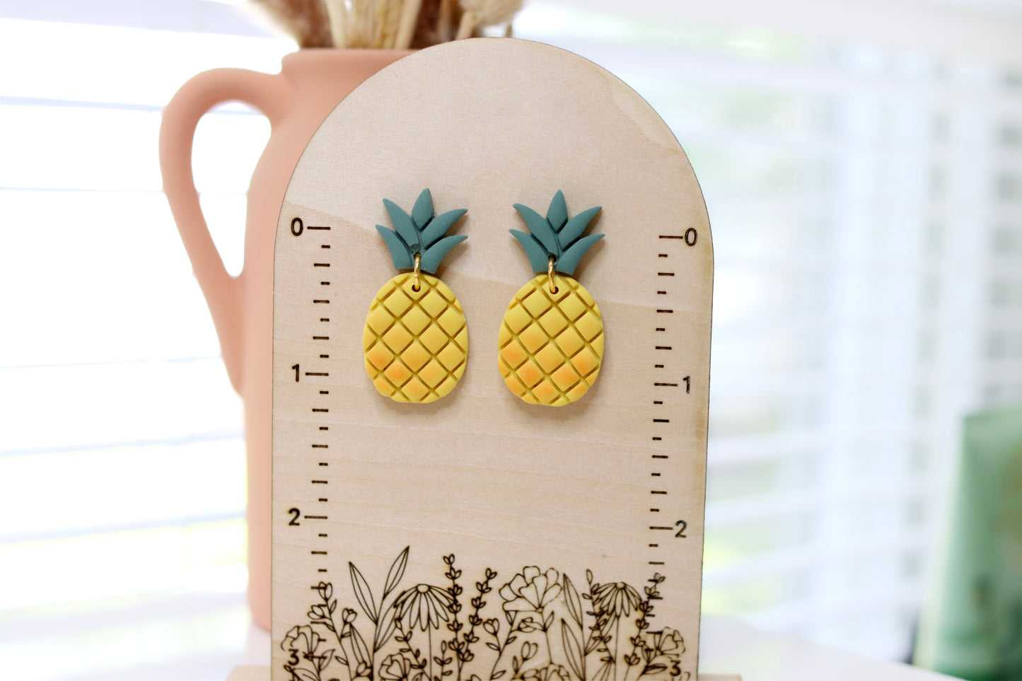 Tropical Style Pineapple Earrings