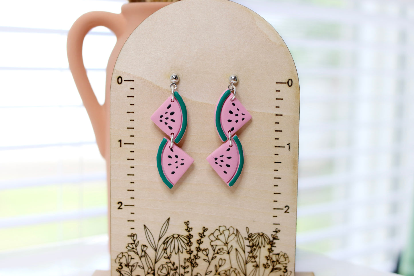 Watermelon Dangle Earrings