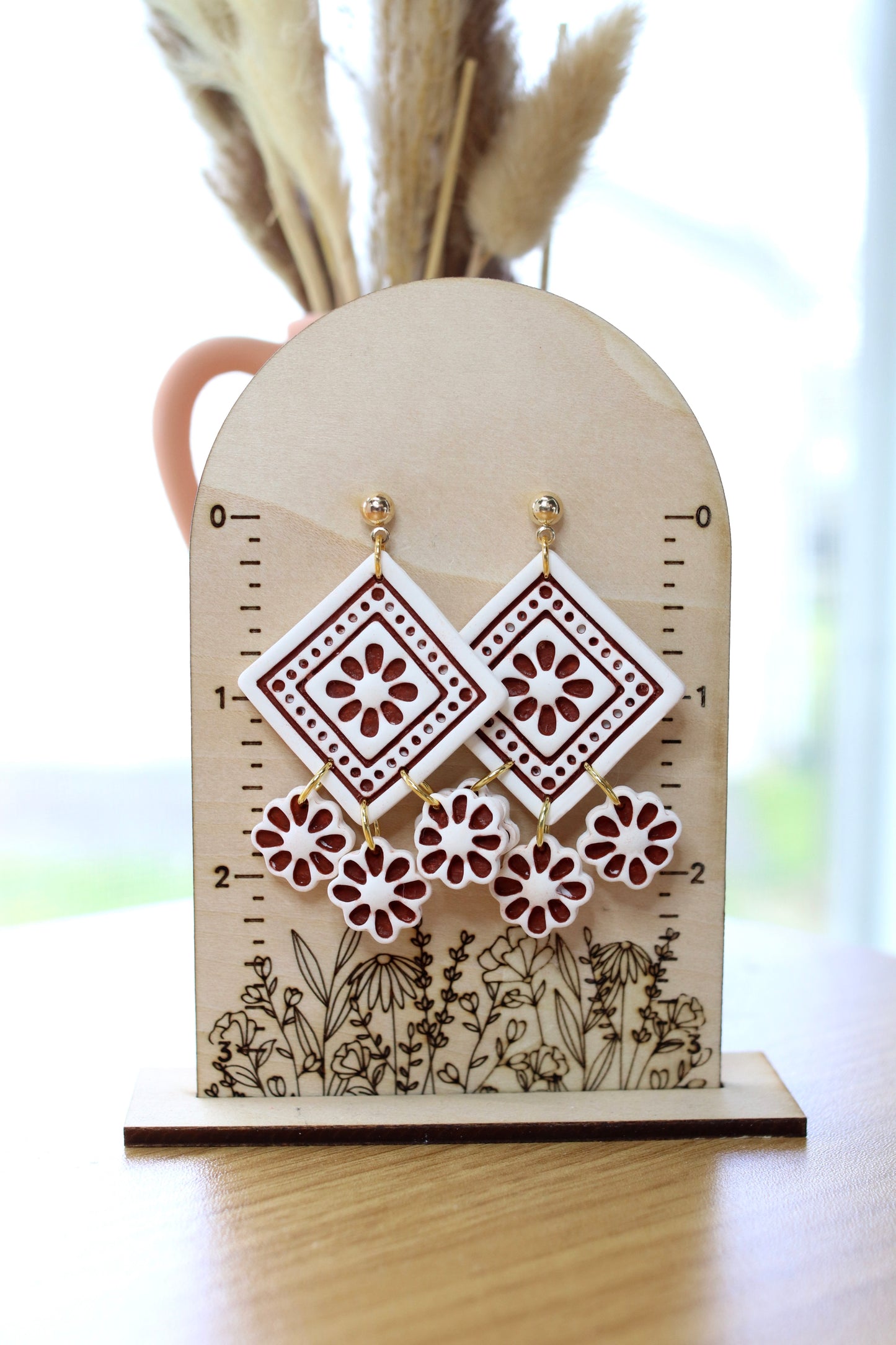 Aztec Statement Earrings