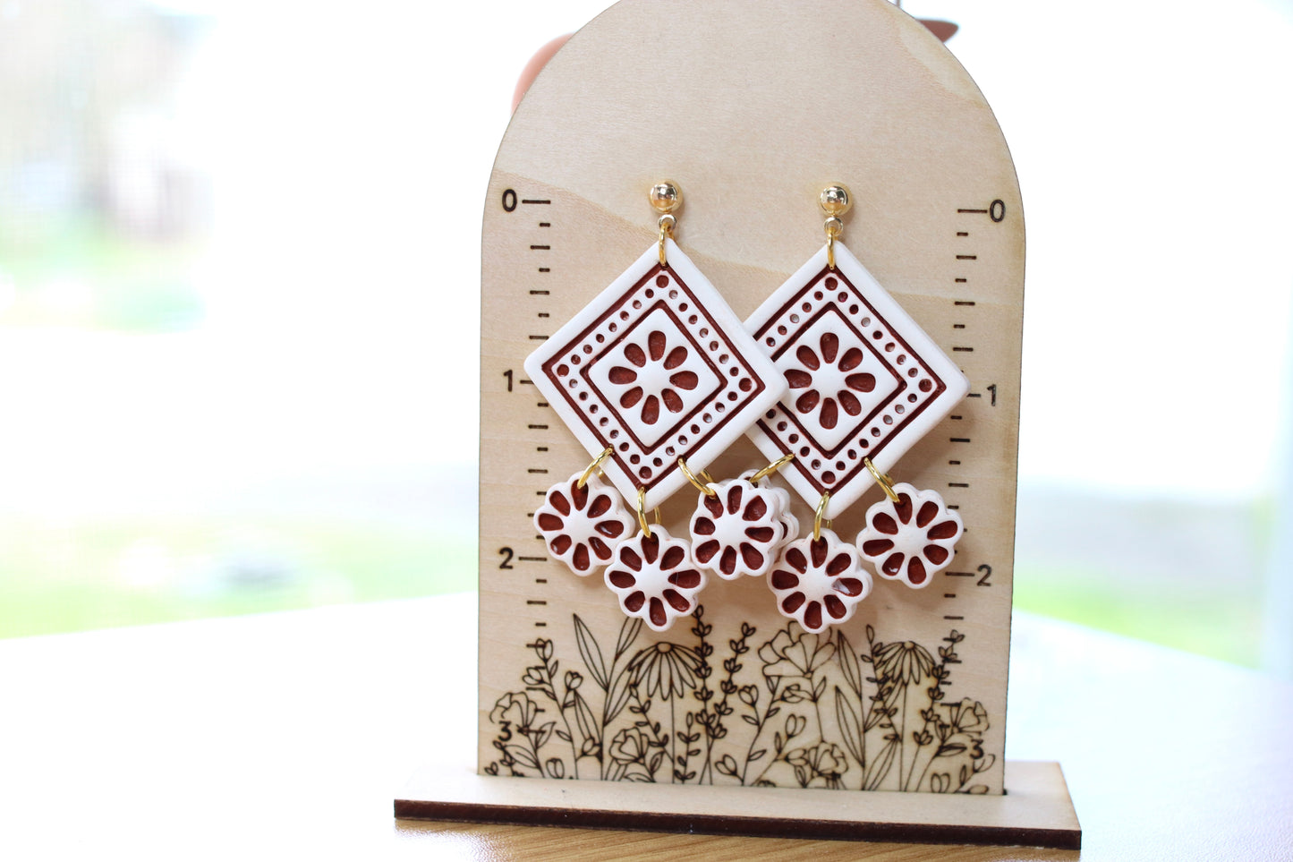 Aztec Statement Earrings