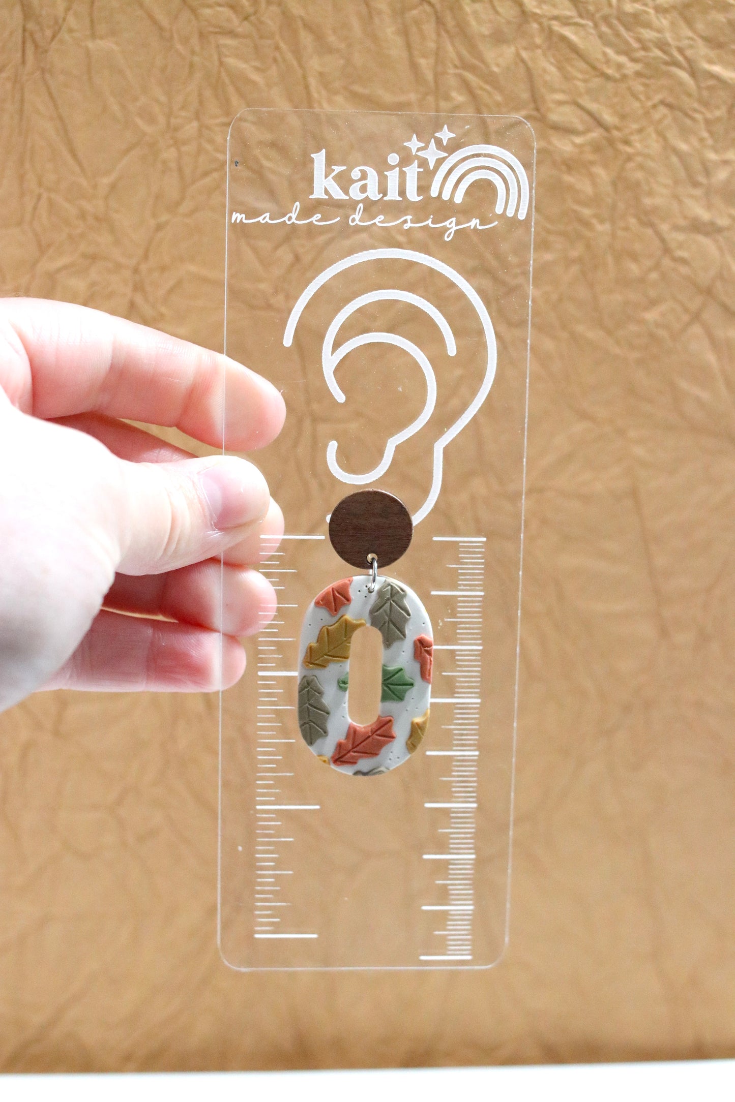 Touch of Fall Oval Earrings