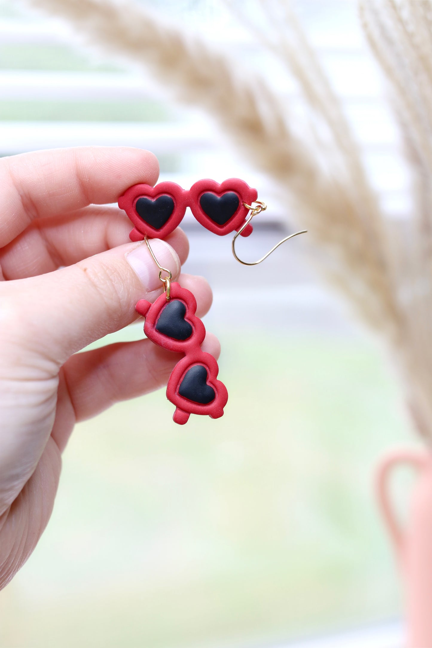 Heart Shaped Sunglass Earrings