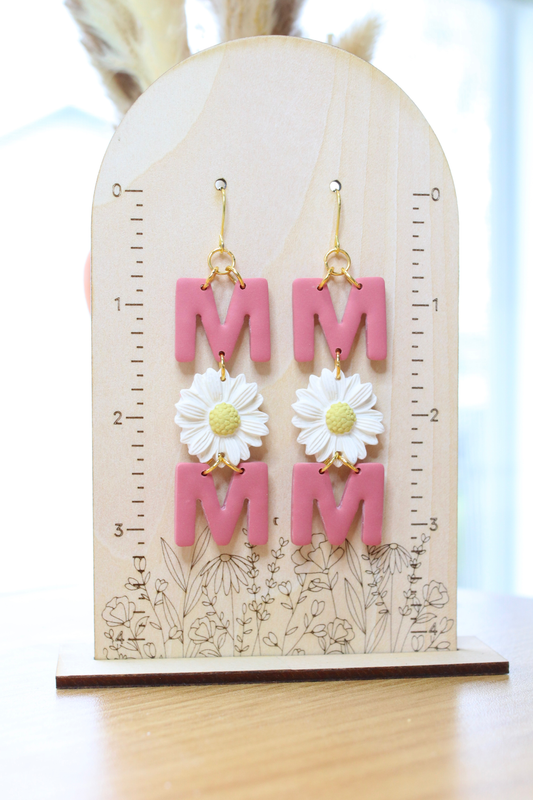 MOM Daisy Dangle Earrings