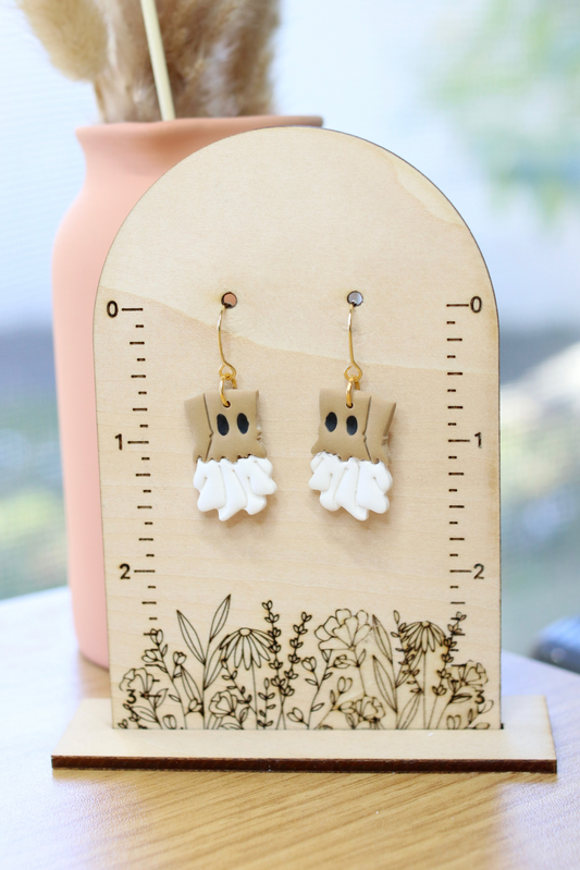 Bagged Ghostie Earrings