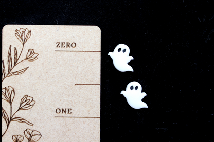 Baby Ghost Stud Earrings