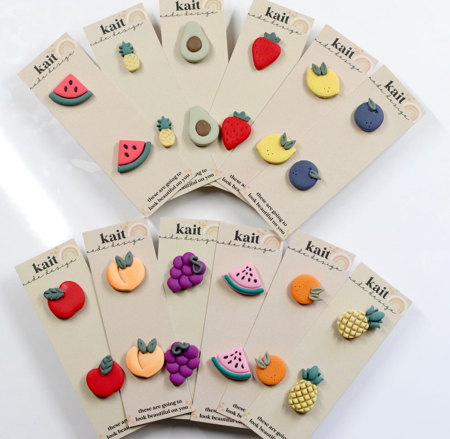 Fruit Stud Earrings