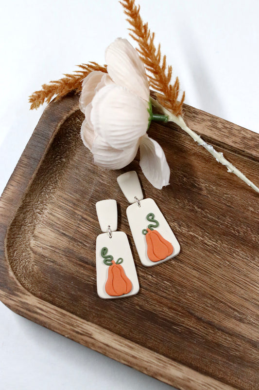 Pumpkin Vine Earrings