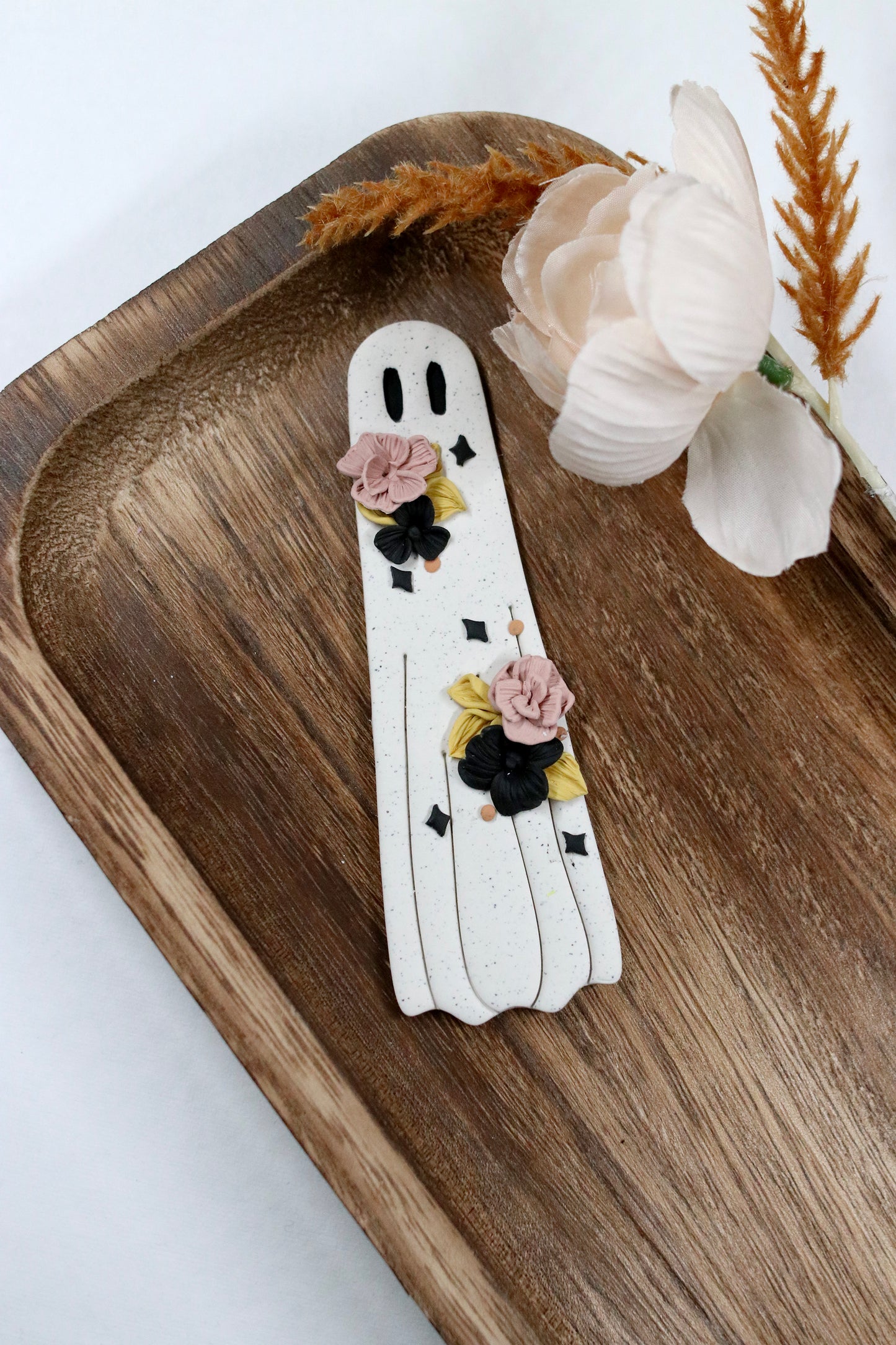 Floral Ghost Bookmark