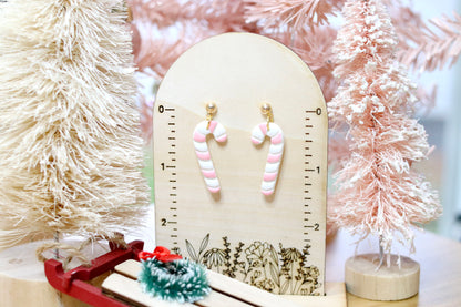 Pinkmas Candy Cane Earrings