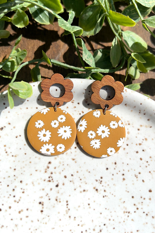 Hippie Boho Circle Earrings
