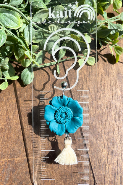 Sea Glass Flower Earrings