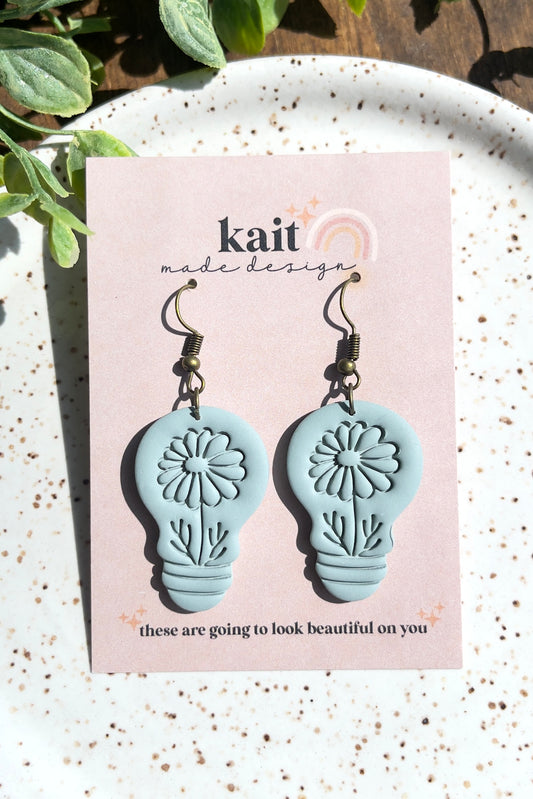 Blooming Light Bulb Earrings