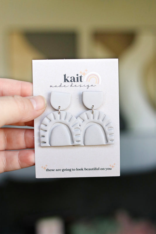 Boho Stamped Earrings