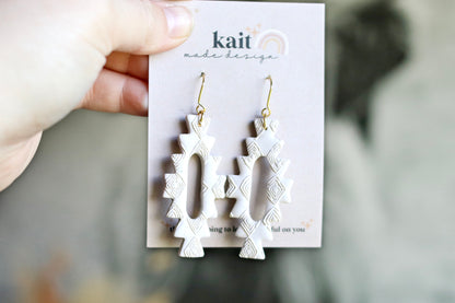 Boho Print Earrings