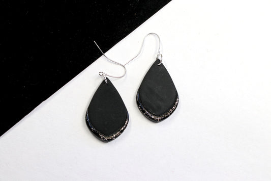 Subtle Gloss Drop Earrings