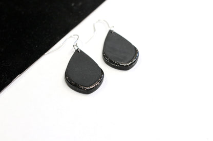 Subtle Gloss Drop Earrings