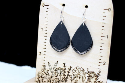 Subtle Gloss Drop Earrings