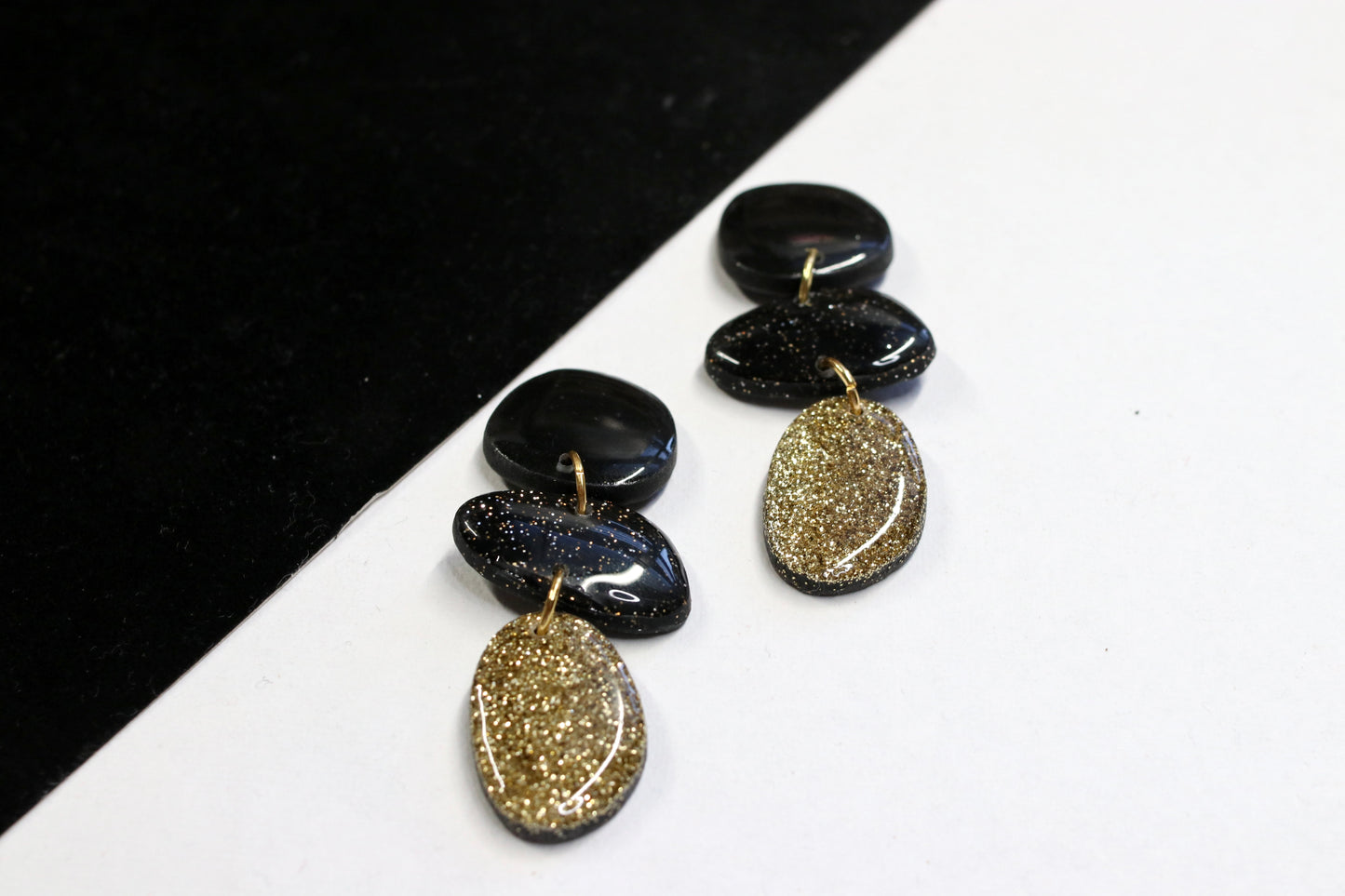 Raining Glitter Drop Earrings