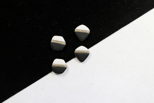 Gold Stripe Small Stud Pack