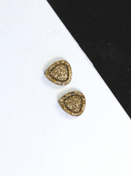 Gold Embossed Studs