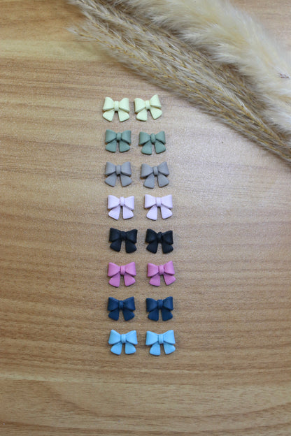 Mini Bow Stud Earrings