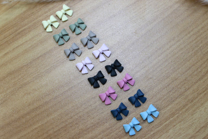 Mini Bow Stud Earrings