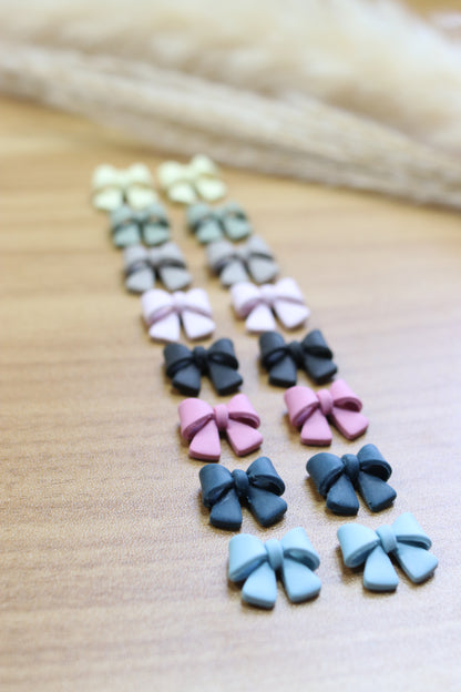 Mini Bow Stud Earrings