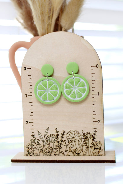 Lime Earrings