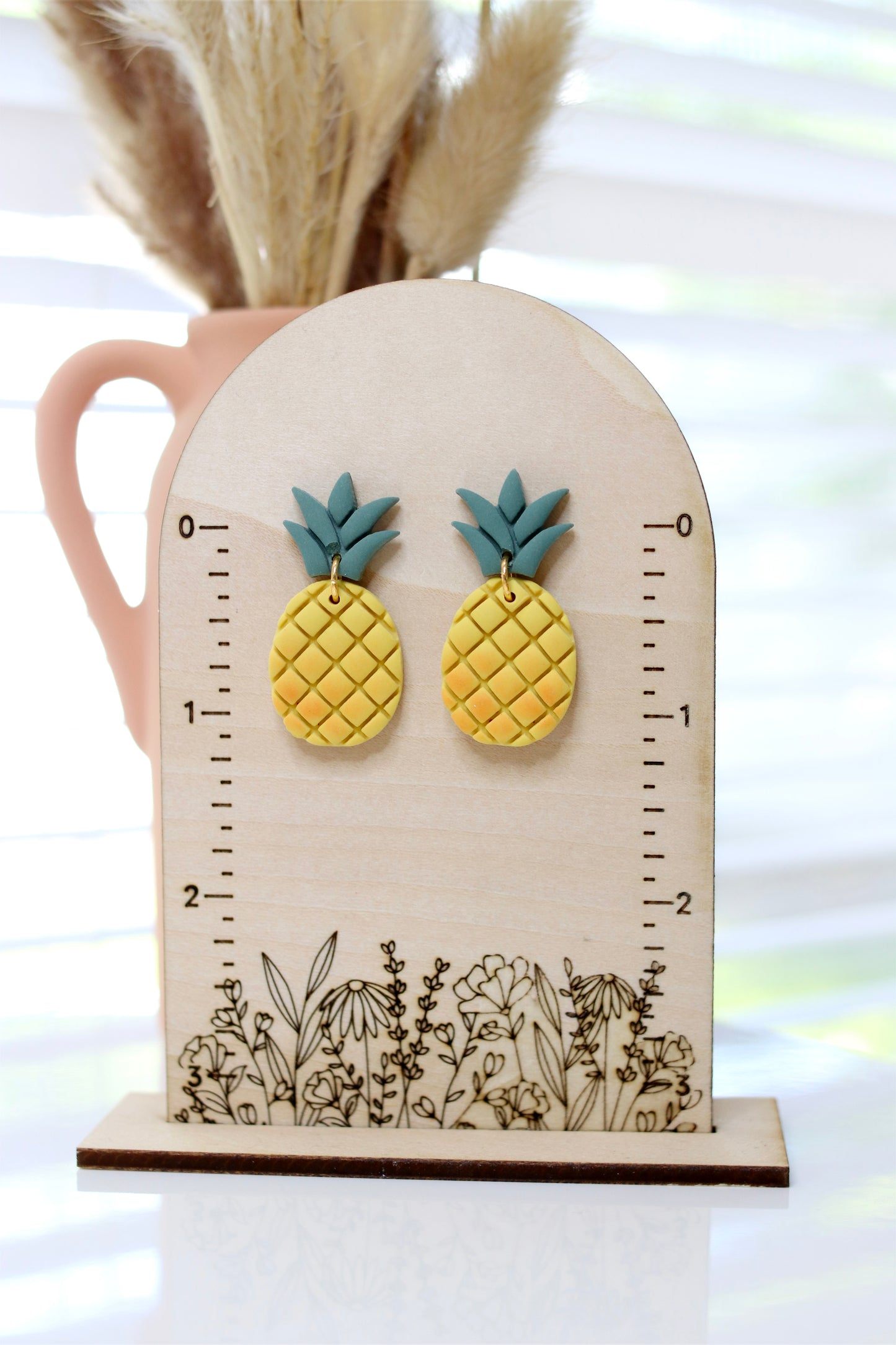 Tropical Style Pineapple Earrings