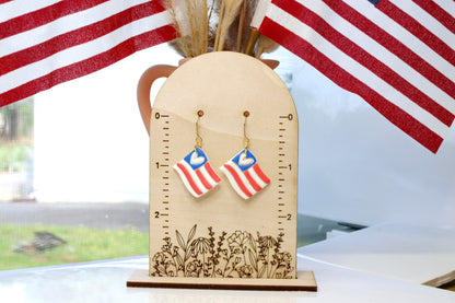 American Flag Earrings