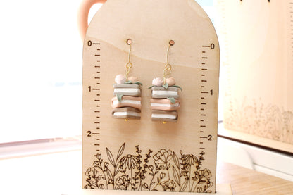 Book Stack Earrings