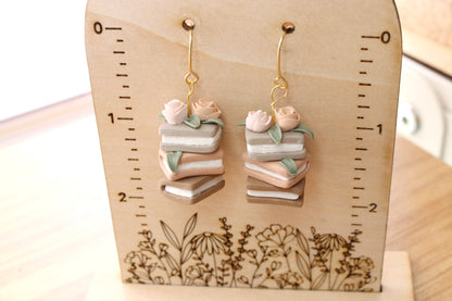 Book Stack Earrings