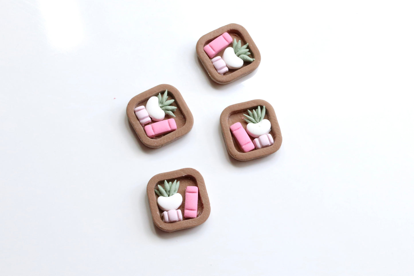 Mini Bookshelf Stud Earrings