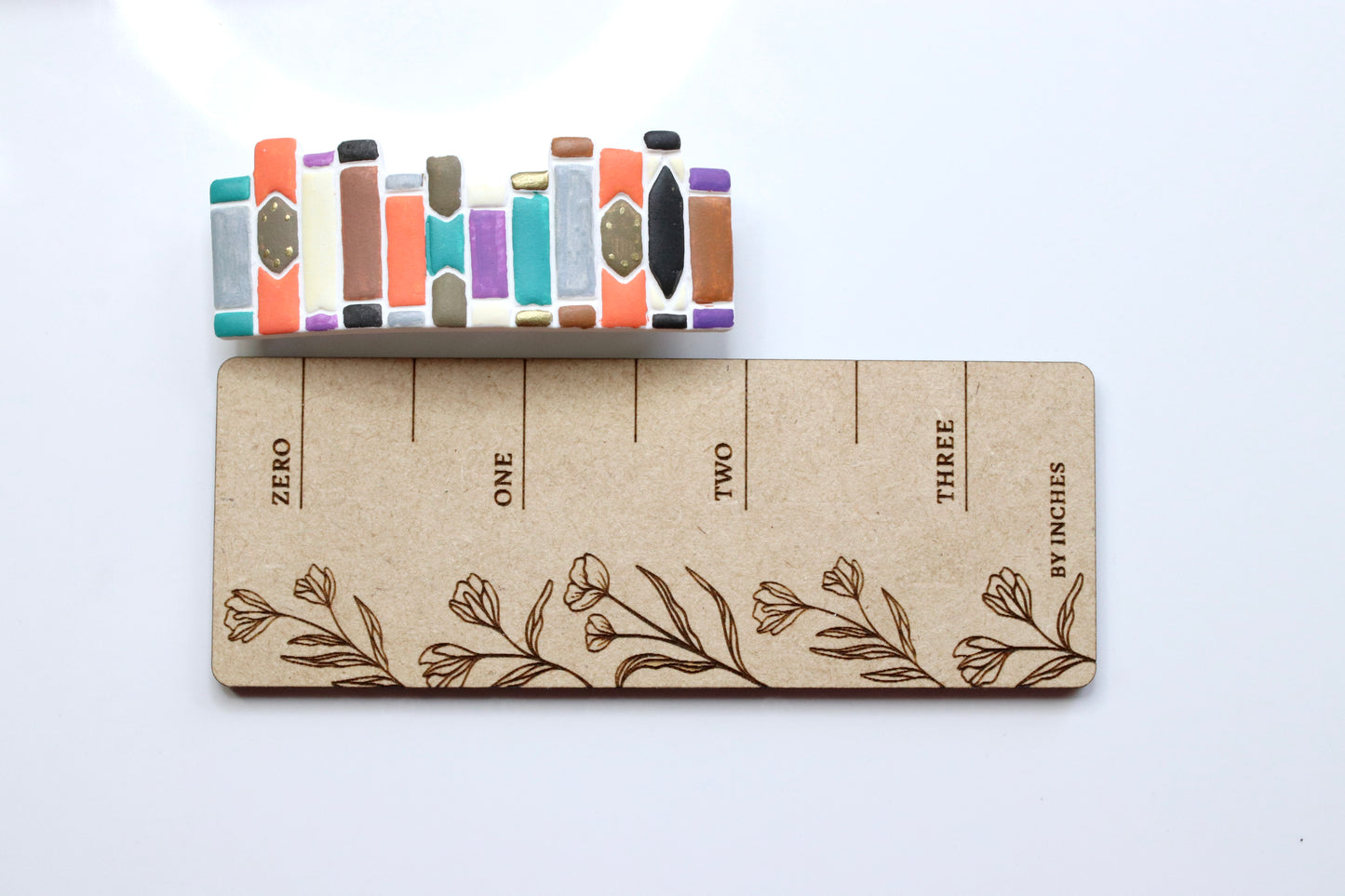 Adventurous Book Stack Barrette