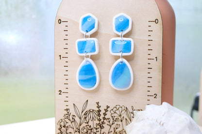 Ocean Stone Organic Earrings