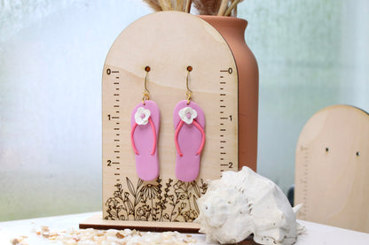 Pink Flip Flop Earrings