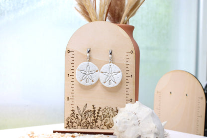 Medium Sand Dollar Earrings