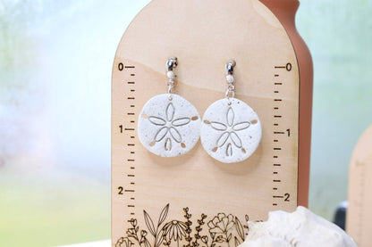 Medium Sand Dollar Earrings