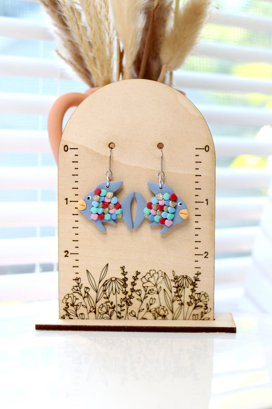 The Rainbow Fish Earrings