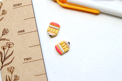 Pencil Stud Earrings (New Version)