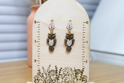 Elegant Owl Fall Earrings